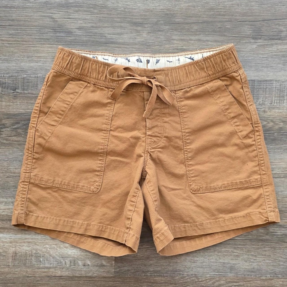 The North Face Ridgeside Utility Hiking Shorts Dark Khaki Brown Womens XS Long